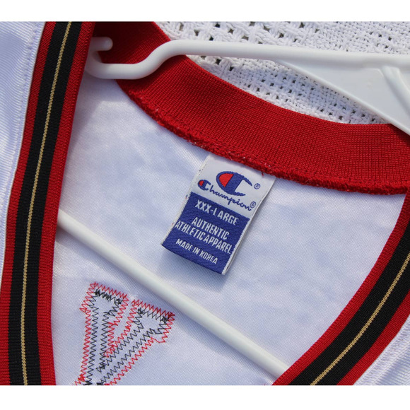 Authentic Vintage Champion Philadelphia 76ers Speedy Claxton jersey 56 3xl - Picture 10 of 10